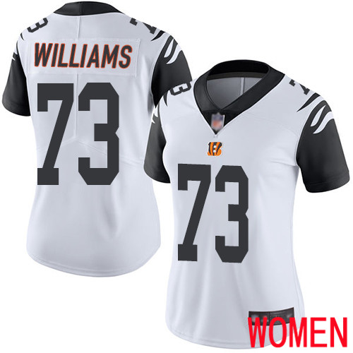Cincinnati Bengals Limited White Women Jonah Williams Jersey NFL Footballl #73 Rush Vapor Untouchable->women nfl jersey->Women Jersey